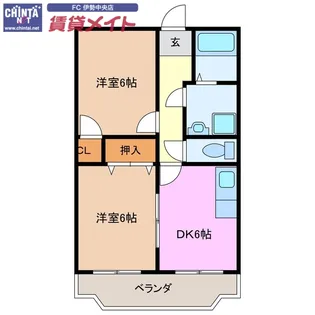 プレミールFUKUI【1階】の間取り