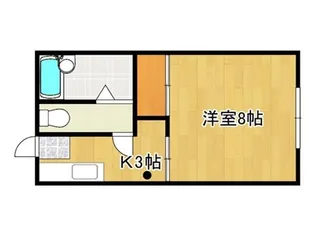 クレセントハイム2【1階】の間取り