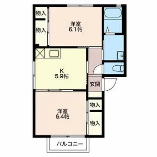 セブ97【1階】の間取り