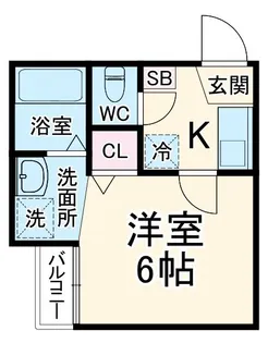 バーン ホンデーン【2階】の間取り