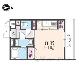 エルピスN5【1階】の間取り