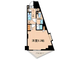 ム-ブメンツ西早稲田【10階】の間取り