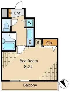 グランド・ガーラ麻布十番【5階】の間取り