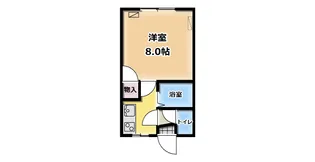 カナリアマンション【1階】の間取り