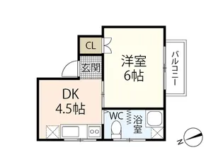 アイランド丸和【2階】の間取り