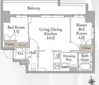LiveCasa高円寺【3階】の間取り
