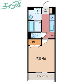 ベレッツァ四日市ときわ【1階】の間取り