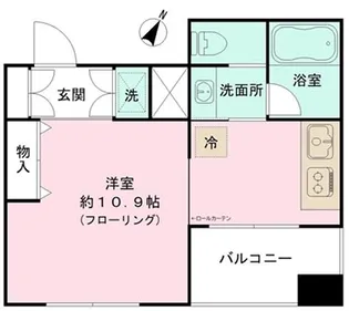 Blossom Tsukuda【2階】の間取り