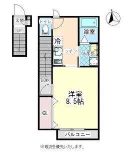 FONTANA 榎列【2階】の間取り