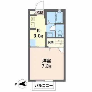 エクセル長者B【2階】の間取り