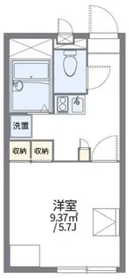 レオパレスIZM IV【1階】の間取り