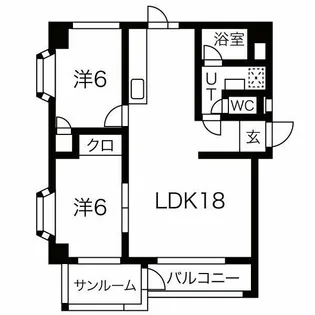 愛知県名古屋市東区葵2【マンション】の間取り