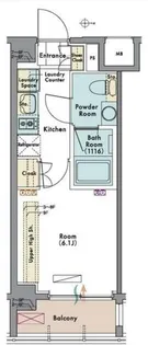 マスターズコート木場公園クレール【3階】の間取り