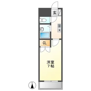 ロッキー正徳【2階】の間取り