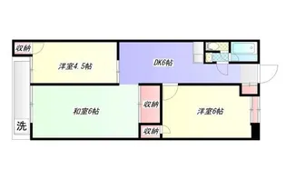 東京都府中市若松町3【マンション】の間取り