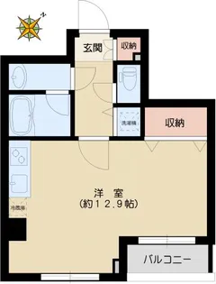 コンフォラス千石【7階】の間取り