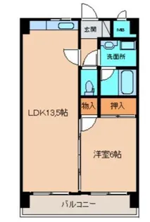 エラン宮崎II番館【2階】の間取り