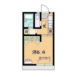 1Kの間取り画像