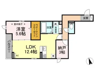 D-room白萩町【2階】の間取り