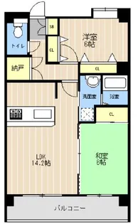 レークヒル画図III【2階】の間取り
