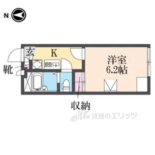 レオパレスGLANZOBER【2階】の間取り