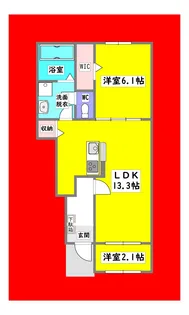 広島県東広島市西条町寺家【アパート】の間取り