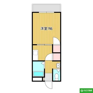 1Kの間取り画像