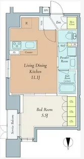 東京都豊島区西巣鴨4【マンション】の間取り