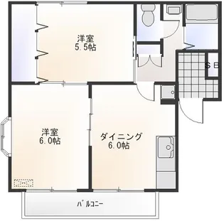エタンリジェール【2階】の間取り