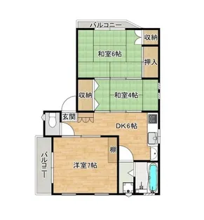 東京都杉並区南荻窪3【マンション】の間取り