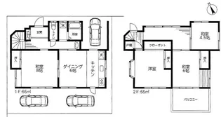 東京都世田谷区岡本2【一戸建】の間取り