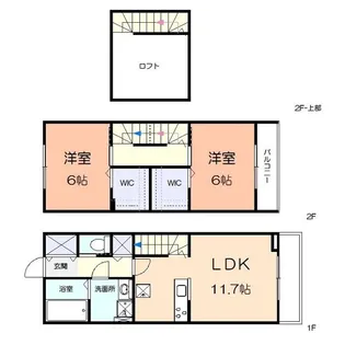 グランルーチェ【1階】の間取り