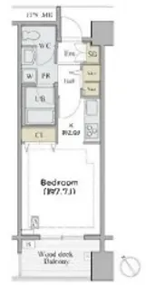 シャレール広尾 1号棟【2階】の間取り
