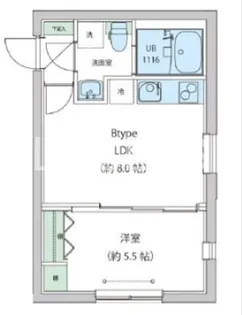レオーネ早稲田【1階】の間取り