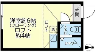 ユナイト妙蓮寺K’s South【2階】の間取り