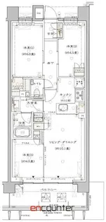 グランリビオ浜田山【2階】の間取り