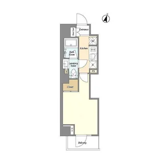 東京都新宿区山吹町【マンション】の間取り