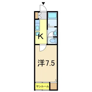 エステート【1階】の間取り