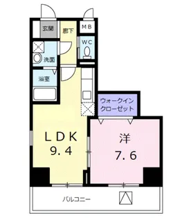 アクシオン音羽【6階】の間取り
