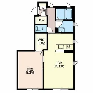 新潟県長岡市川崎5【アパート】の間取り