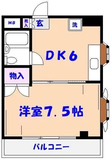 あけぼのSSビル【4階】の間取り