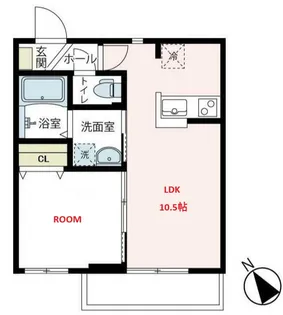 神奈川県横浜市保土ヶ谷区西谷4【アパート】の間取り