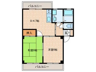アンシャンテ【2階】の間取り