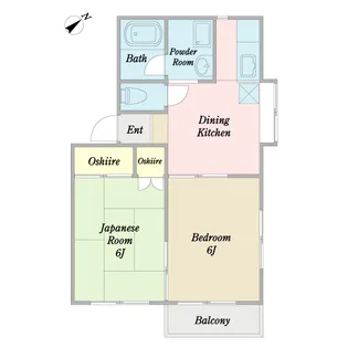ドエルK【2階】の間取り
