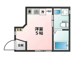 あおばはうす立花【1階】の間取り