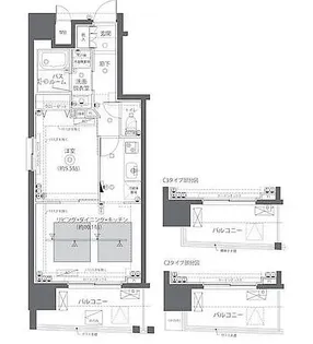 ZOOM日本橋蛎殻町【10階】の間取り