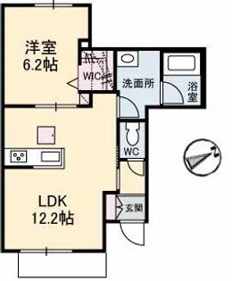 SKY I【1階】の間取り