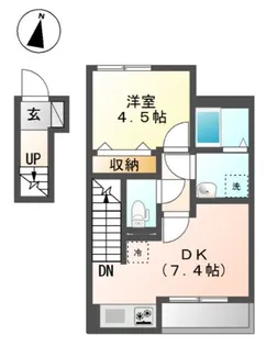 JuhamoaII -ジュハモア-【2階】の間取り