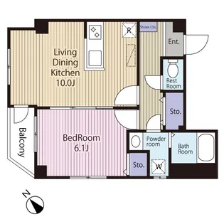 マリーナヒルズ【3階】の間取り