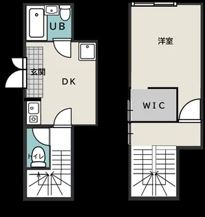 ファーマースヒル【1階】の間取り
